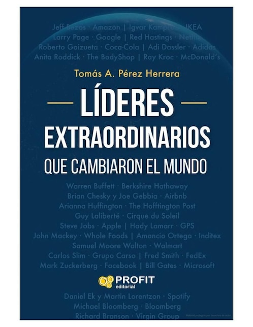 Libro Líderes Extraordinarios Que Cambiaron El Mundo de Tomás A. Pérez Herrera