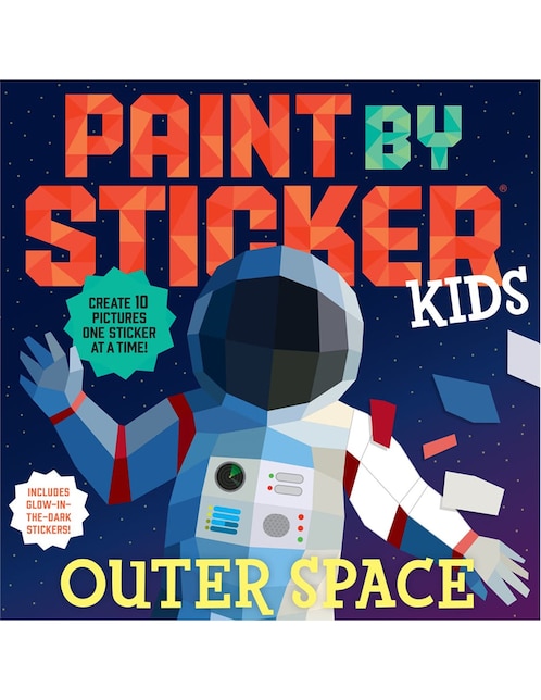 Libro Paint By Sticker Kids Outer Space de Workman Publishing 1