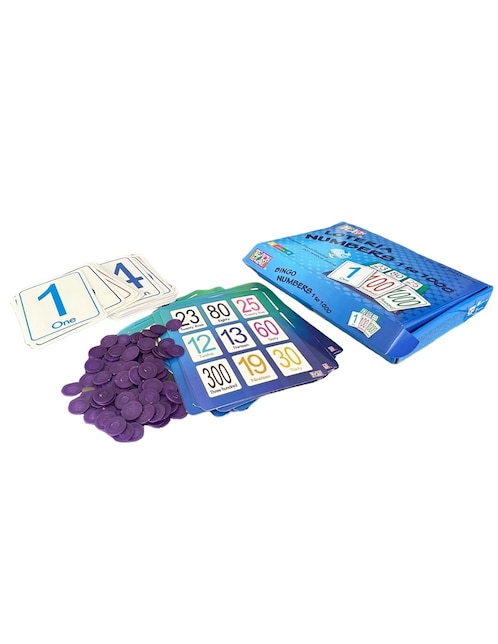 Lotería Number 1 to 1000 Teach Play
