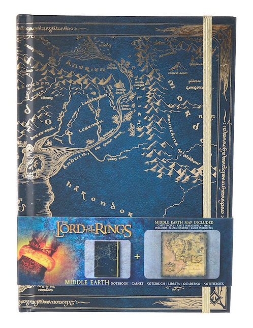 Libreta Cinereplicas The Lord Of The Rings hoja rayada