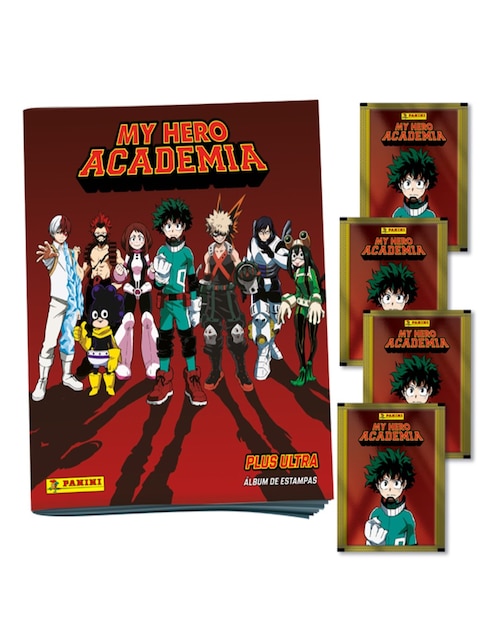 Álbum con estampas Panini Coleccionable de My Hero Academia