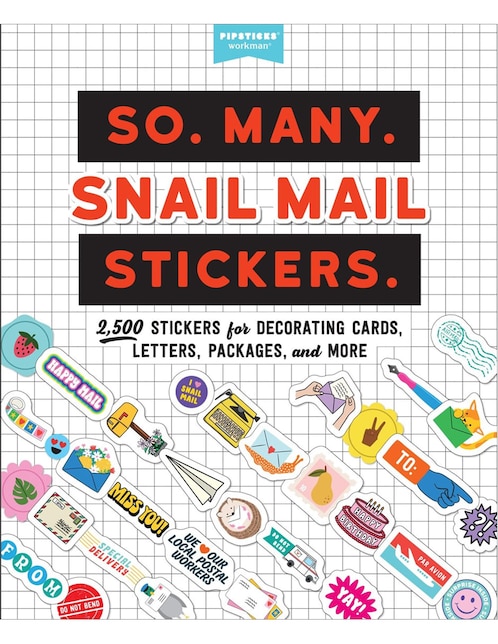 WORKMAN PUBLISHING COMPANY Libro So Many Snail Mail Stickers de Workman Publishing