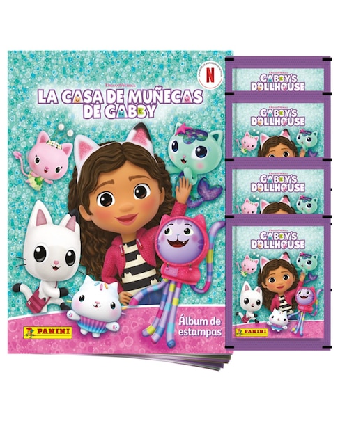 Álbum con estampas Panini Coleccionable de Gabby's Dollhouse