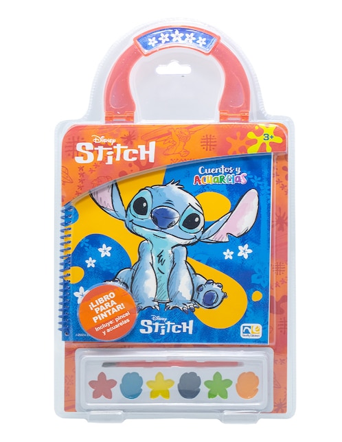 Libro Cuentos y acuarelas Stitch de 1