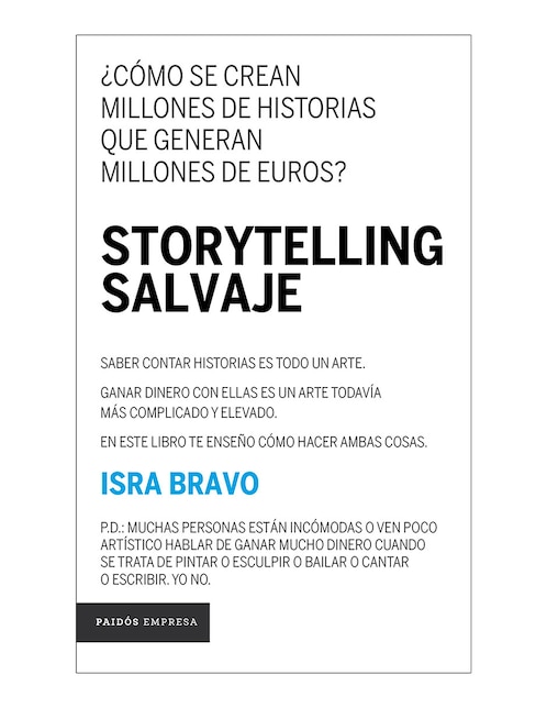 Libro Storytelling salvaje de Isra Bravo