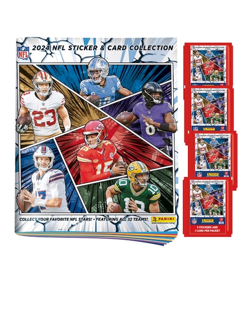 Álbum con estampas Panini Coleccionable de NFL