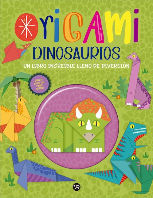 Libro de Actividades Origami Dinosaurios de Lake Press Pty. Ltd