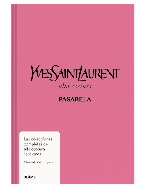 Libro Yves Saint Laurent. Pasarela de Varios Autores