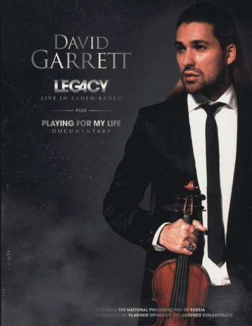 David Garrett Legacy: Live In Baden Baden concierto DVD Estándar