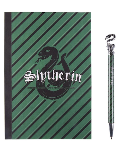 Libreta Paladone Slytherin hoja blanca