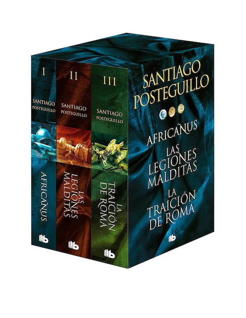 Libro Set 3 libros Africanus + Las Legiones Malditas + La traición de Roma