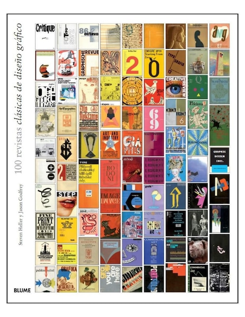 Libro 100 revistas clasicas de diseno grafico de Steven Heller/Jason Goodfrey