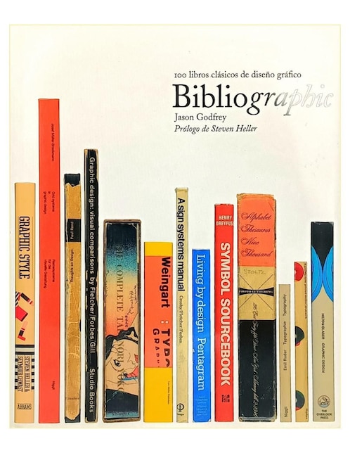 Libro Bibliographic 100 libros clásicos diseño de Jason Goodfrey