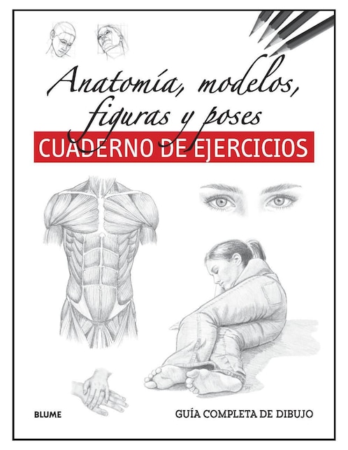 Libro Guía completa dibujo. anatomía, modelos, figuras y poses. cuaderno de ejercicios