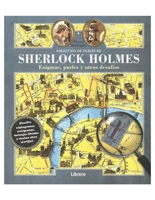 Libro Colección de Puzzles Sherlock Holmes de Pierre Berloquin