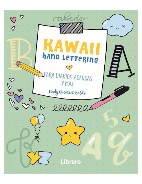 Imagen de producto Libro Kawaii hand lettering de Cindy Guentert