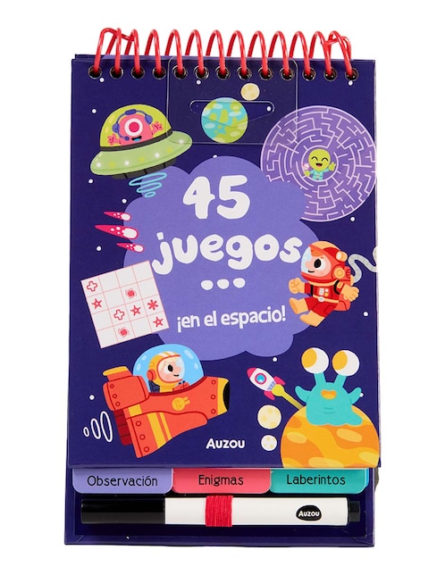 Libro 45 Juegos en el espacio de Auzou 1