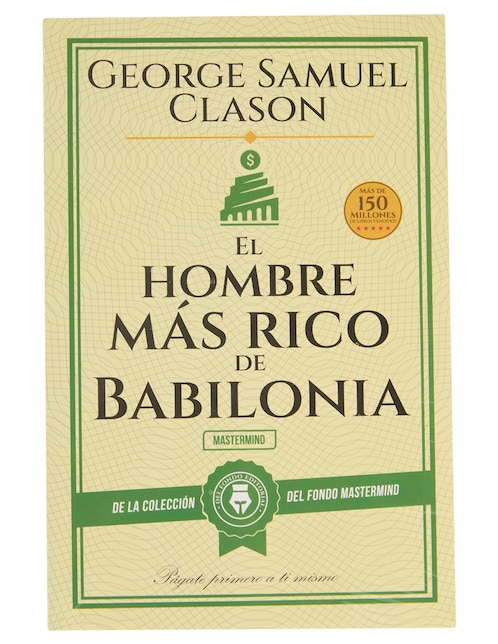 Libro El Hombre más Rico de Babilonia de George Samuel Clason