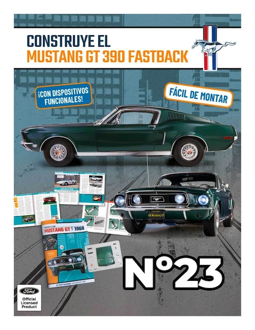 Imagen de producto Coleccionable Ford Mustang Gt 1968 0023