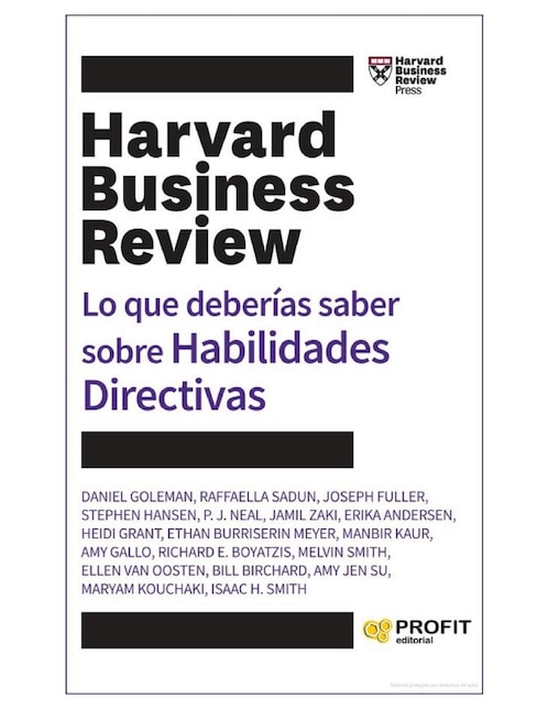 Lo que deberías saber sobre habilidades directivas. Harvard business review