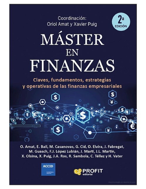 Libro Máster en Finanzas: Claves, fundamentos, estrategias y operativas de Oriol Amat/Xavier Puig Pla