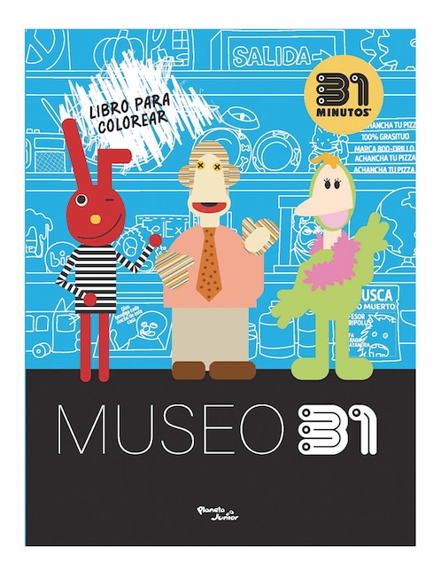Libro Museo 31 para pintar de 31 minutos