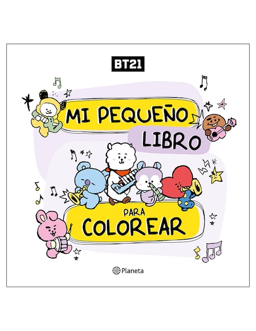 Libro BT21 Mi Pequeno Libro para Colorear de Line Friends Inc 1