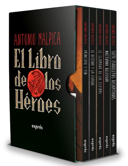 Box set El libro de los héroes de Antonio Malpica 1