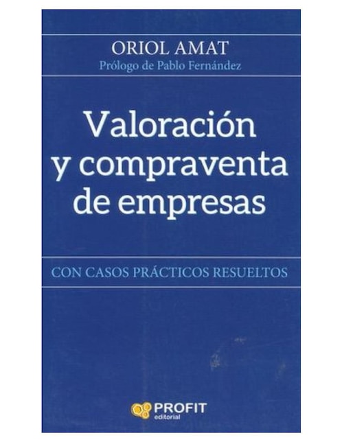 Libro Valoracion y compraventa de empresas de Oriol Amat 1