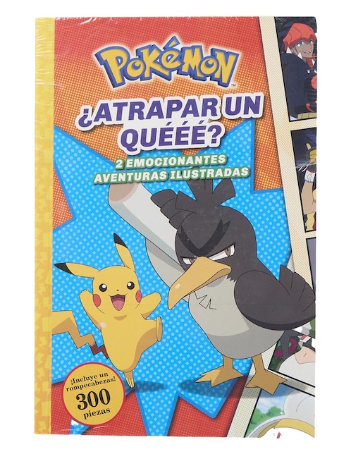Libro con Rompecabezas Pokémon ¿Atrapar un Qué? de Corp 1