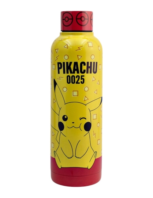 REGALOS SIGLO XXI Termo Regalos Siglo Xxi de acero inoxidable Pokémon con tapa rosca 500 ml
