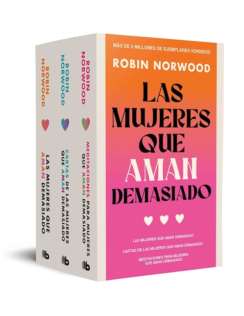 Estuche con libros Las Mujeres Que Aman Demasiado de Robin Norwood 1