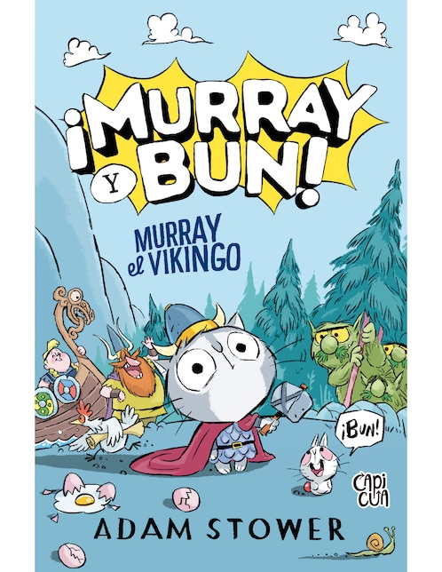 Libro ¡Murray y Bun! Murray el vikingo de Adam Stower