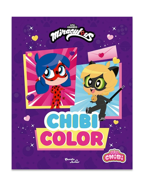 Libro Ladybug Chibi Color de Miraculous