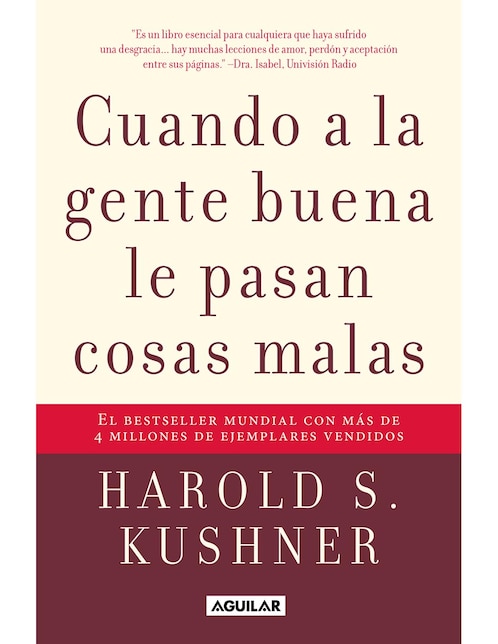 Libro Cuando A La Gente Buena Le Pasan Cosas Malas de Harold S. Kushner
