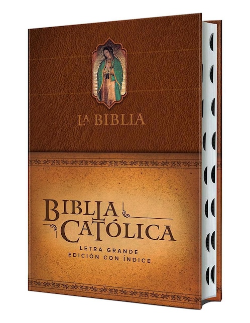 Imagen de producto Libro Biblia católica Reina Valera 1960 virgen de Guadalupe Origen