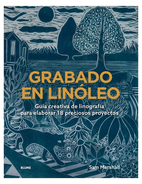 Libro Grabado En Linóleo De Sam Maeshall
