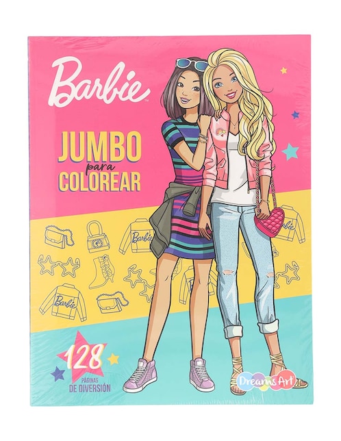 Imagen de producto Libro Barbie jumbo para colorear de Dreams Art Dreams Art