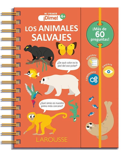 Libro Mi Primer Dime. Los Animales Salvajes de Cécile Jugla y Monsieur Dupont