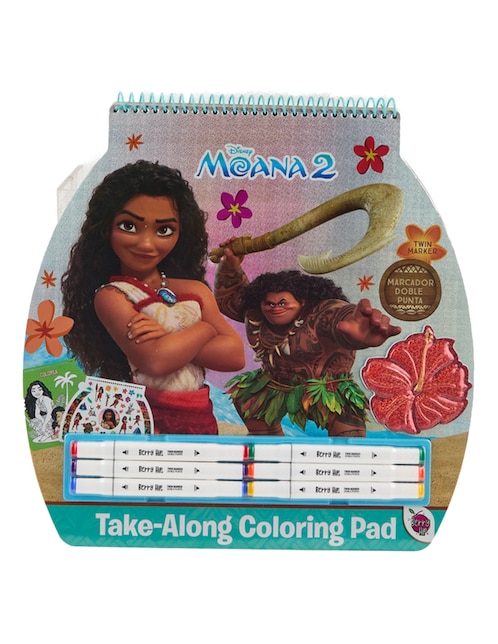 Libro Moana 2 Take-Along Coloring Book de Best Trading