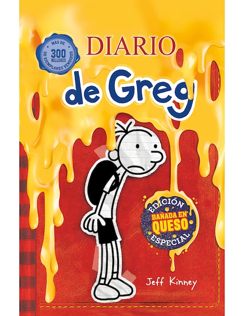 Libro Diario de Greg (Edicion Bañada En Queso) 1 - Un Renacuajo de Jeff Kinney