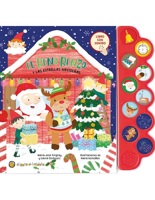 Libro El Reno Renzo y Las Estrellas Navideñas de Editorial Guadal 1
