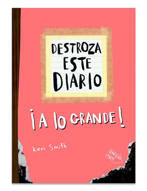 Libro Destroza Este Diario. A Lo Grande - Naranja Flúor de Keri Smith