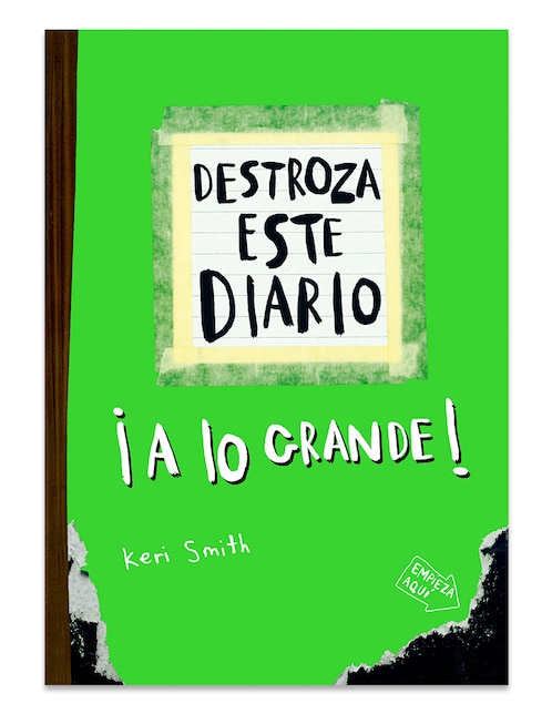 Libro Destroza Este Diario. A Lo Grande - Verde Flúor de Keri Smith