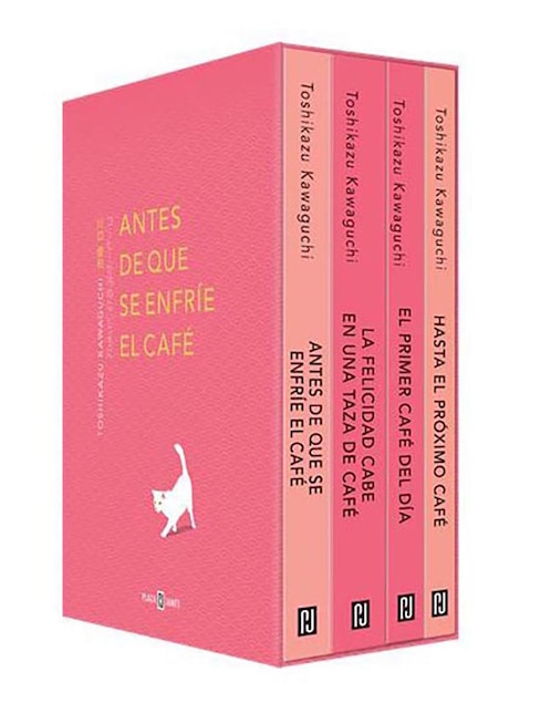 Imagen de producto Set 4 libros Antes de que se enfríe el café + La felicidad cabe en una taza de café + El primer café del día + Hasta el próximo café