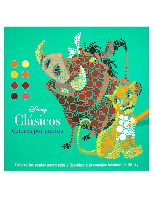 Colorea Por Puntos Disney Clásicos de Silver Dolphin