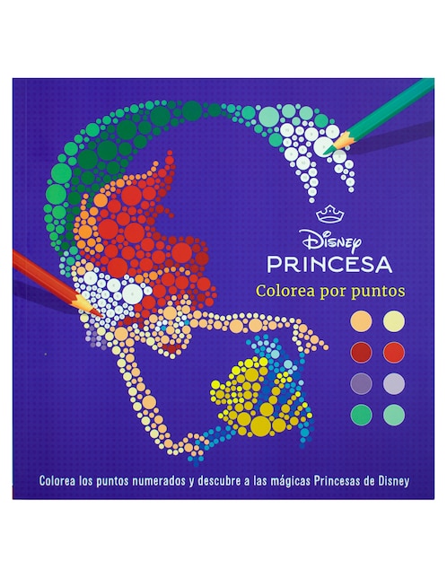 Colorea Por Puntos Disney Princesa de Silver Dolphin