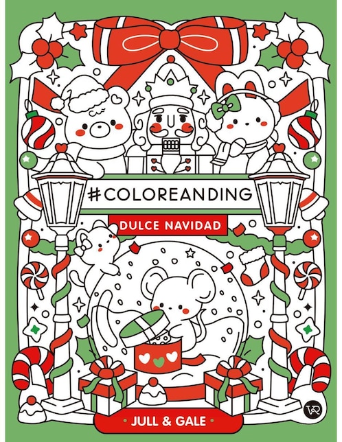 Libro Coloreanding Dulce Navidad de Jull & Gale 1