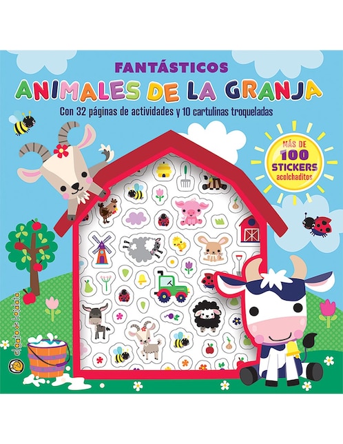 Libro SUPER ACTIVIDADES ALCOLCHADITAS: FANTÁSTICOS ANIMALES DE LA GRANJA de EDITORIAL GUADAL