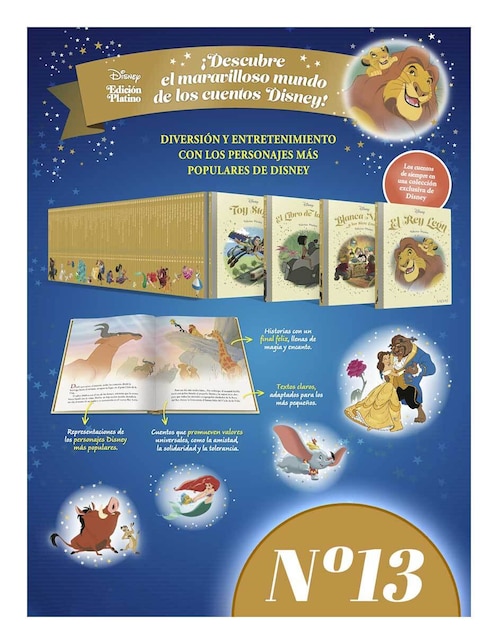 Imagen de producto Coleccionable Libro Golden Books Disney Platinum 0013